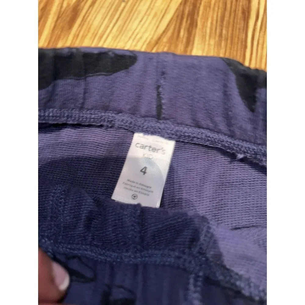Carter's‎ TCP Boys Cotton Shorts Sz 4 Lot Of 4